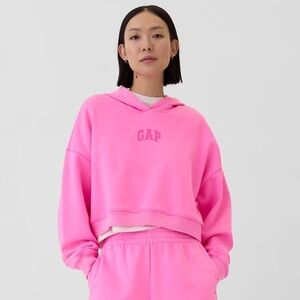 GAP Mini Arch Standout Pink Sweatshirt -- Size Medium